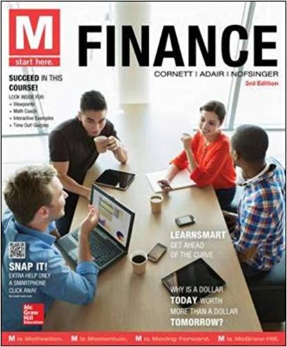 Test Bank for M Finance 3rd Edition by Marcia Millon Cornett