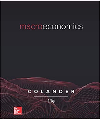 Test Bank for Macroeconomics 11th Edition by David Col