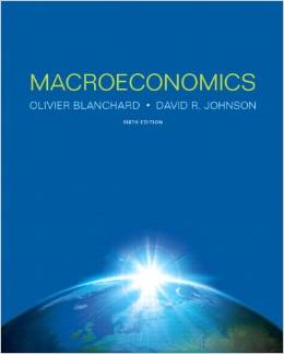 Test Bank for Macroeconomics 6th Edition by Olivier Blanchard