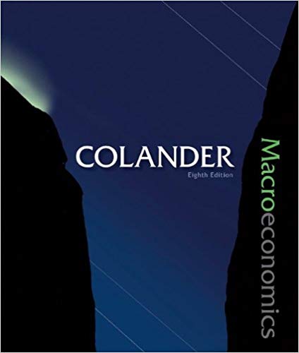 Test Bank for Macroeconomics 8th Edition by David Colander