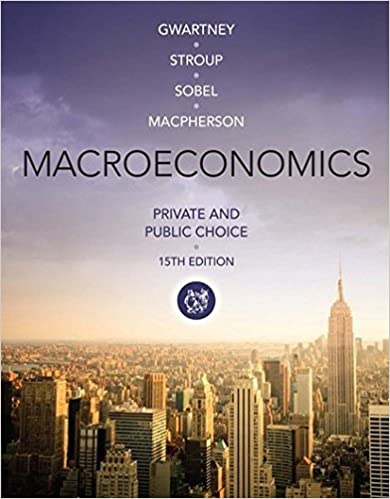Test Bank for Macroeconomics Private and Public Choice 15th Edition by James D. Gwartney