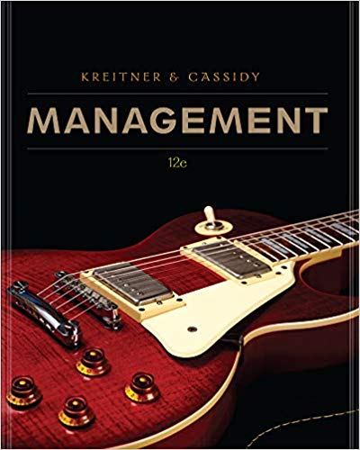Test Bank for Management 12th Edition by Robert Kreitner