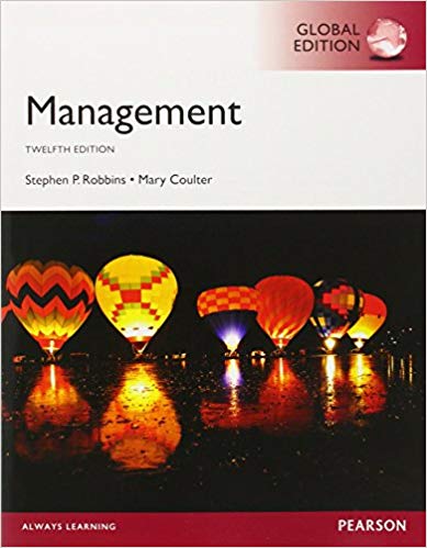Test Bank for Management 12th GLOBAL Edition by Stephen P. Robbins