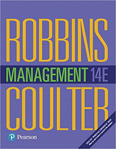Test Bank for Management 14th Edition by Stephen P. Robbins