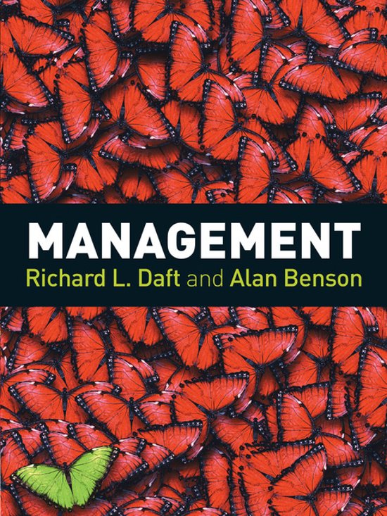 Test Bank for Management 1st Edition by Richard L. Daft