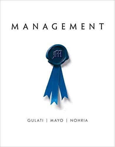Test Bank for Management 1st Edition by Ranjay Gulati