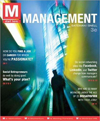 Test Bank for Management 3rd Edition by Thomas Bateman
