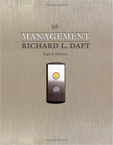 Test Bank for Management 8th Edition by Richard L. Daft