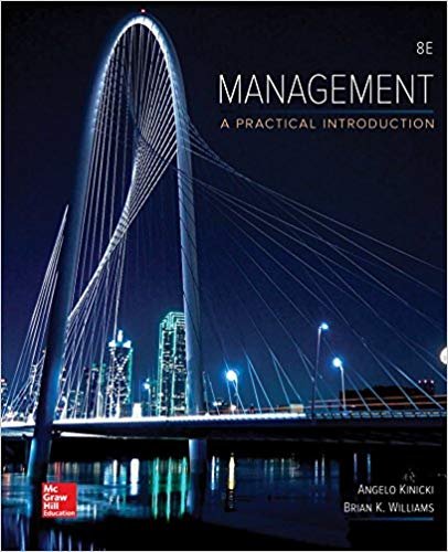 Test Bank for Management 8th Edition by Angelo Kinicki