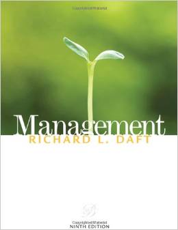 Test Bank for Management 9th Edition by Richard L. Daft