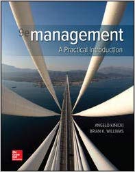 Test Bank for Management 9th Edition by Angelo Kinicki