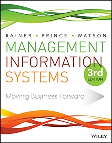 Test Bank for Management Information Systems 3rd Edition by R. Kelly Rainer