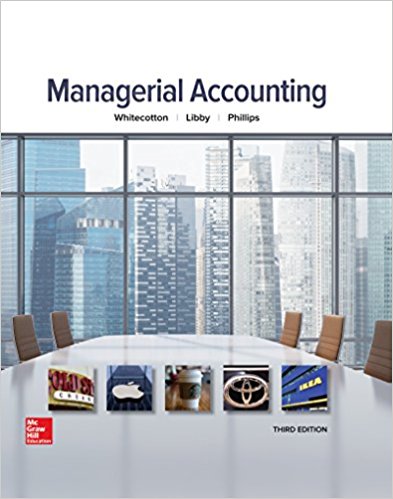 Test Bank for Managerial Accounting 3rd Edition by Stacey Whitecotton