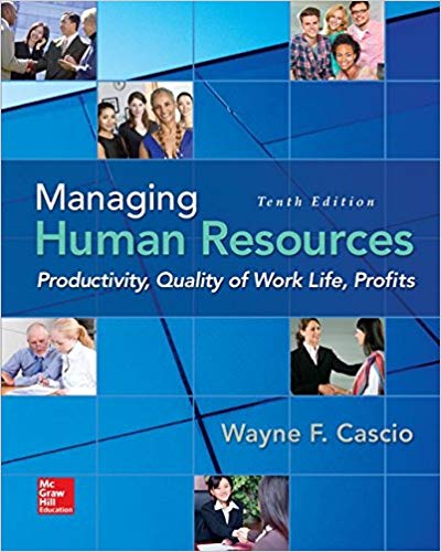 Test Bank for Managing Human Resources Productivity Quality of Work Life Profits 10th Edition by Wayne Cascio