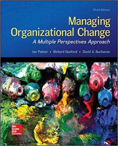 Test Bank for Managing Organizational Change A Multiple Perspectives Approach 3rd Edition by Ian Palmer