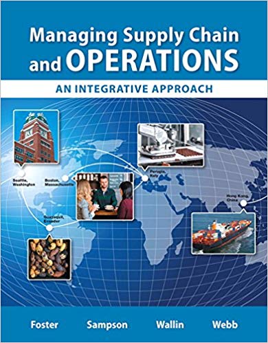 Test Bank for Managing Supply Chain and Operations An Integrative Approach 1st Edition by S. Thomas Foster
