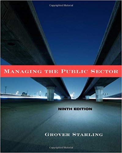 Test Bank for Managing the Public Sector 9th Edition by Grover Starling