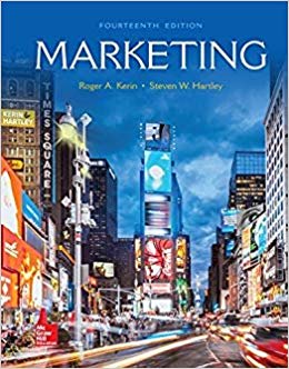 Test Bank for Marketing 14th Edition by Roger Kerin
