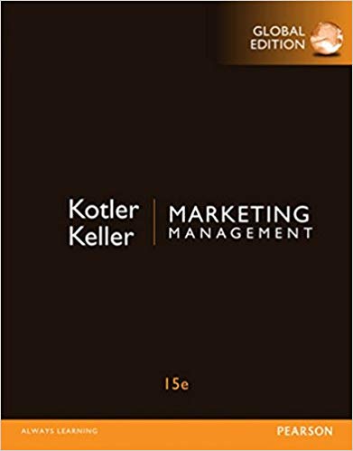 Test Bank for Marketing Management 15th Global Edition by Philip Kotler