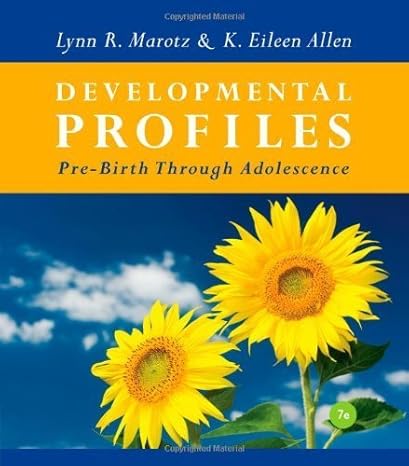 Test Bank for Marotz 7e Developmental Profiles Pre Birth Through Adolescence 7e