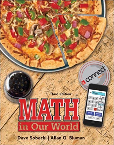 Test Bank for Math in Our World 3rd Edition by Sobecki