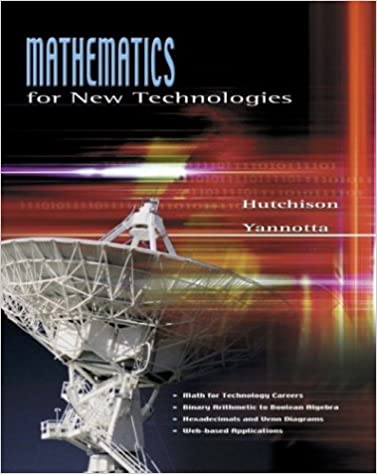 Test Bank for Mathematics for New Technologies 1st Edition by Don Hutchison