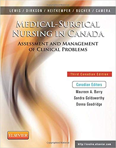 Test Bank for Medical Surgical Nursing in Canada 3rd Canadian Edition by Lewis