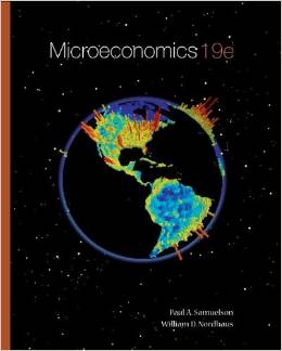 Test Bank for Microeconomics 19th Edition by Paul A. Samuelson