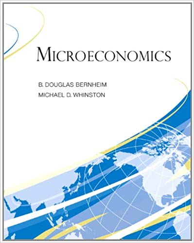 Test Bank for Microeconomics 1st Canadian Edition by B. Douglas Bernheim