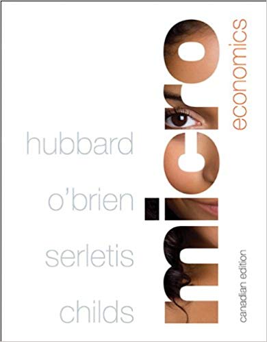 Test Bank for Microeconomics 1st Canadian Edition by R. Glenn Hubbard