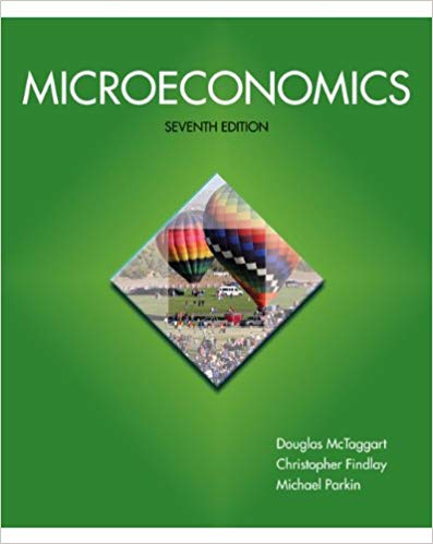 Test Bank for Microeconomics 7th Australia Edition by Douglas McTaggart