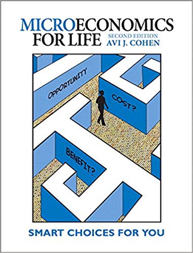 Test Bank for Microeconomics for Life Smart Choices for You 2nd Edition by Avi J. Cohen
