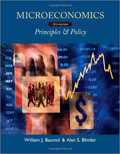 Test Bank for Microeconomics Principles and Policy 12th Edition by William J. Baumol