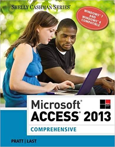 Test Bank for Microsoft Access 2013 Comprehensive 1st Edition by Philip J. Pratt