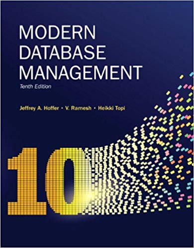 Test Bank for Modern Database Management 10th Edition by Jeffrey A. Hoffer