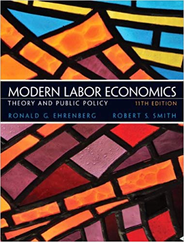 Test Bank for Modern Labor Economics Theory and Public Policy 11th Edition by Ronald G. Ehrenberg