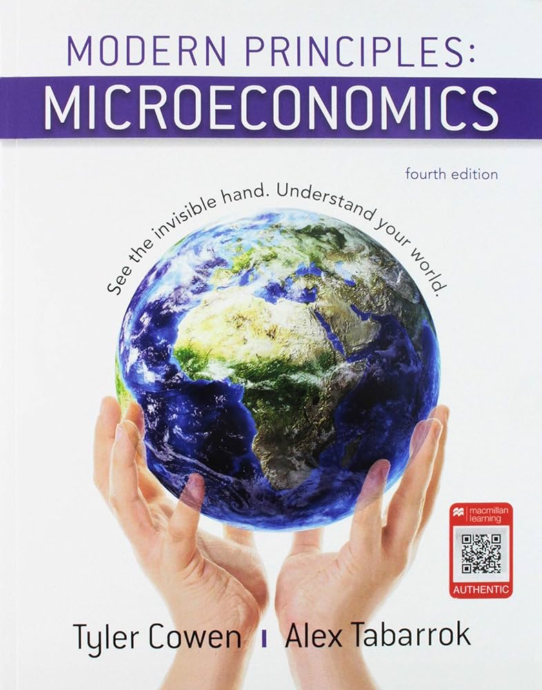 Test Bank for Modern Principles Microeconomics 4th Edition by Tyler Cowen Alex Tabarrok