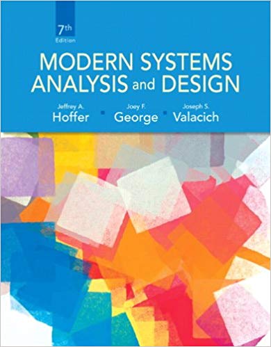 Test Bank for Modern Systems Analysis and Design 7th Edition by Jeffrey A. Hoffer