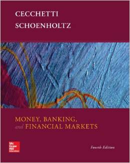 Test Bank for Money Banking and Financial Markets 4th Edition by Stephen G. Cecchetti