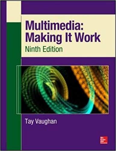 Test Bank for Multimedia Making It Work 9th Edition by Tay Vaughan