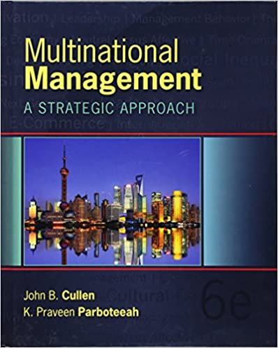 Test Bank for Multinational Management 6th Edition by John B. Cullen