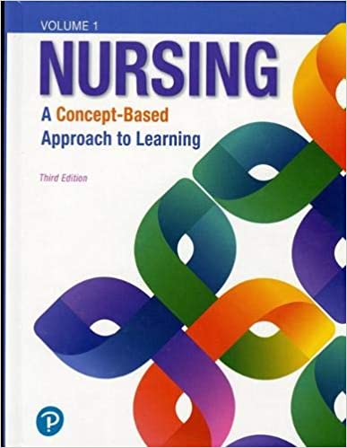 Test Bank for Nursing A Concept Based Approach to Learning 3rd Edition Volume 1 by Pearson Education