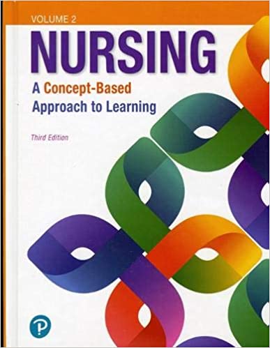 Test Bank for Nursing A Concept Based Approach to Learning 3rd Edition Volume 2 by Pearson Education
