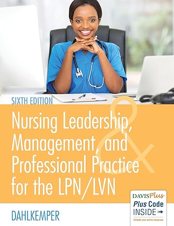 Test Bank for Nursing Leadership Management and Professional Practice 6th Edition by Tamara R. Dahlkemper