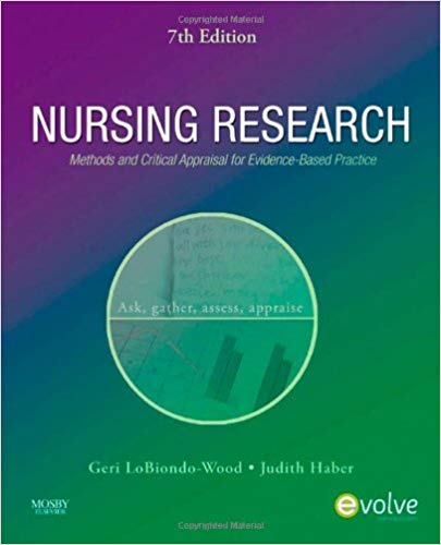 Test Bank for Nursing Research 7th Edition by Geri LoBiondo Wood