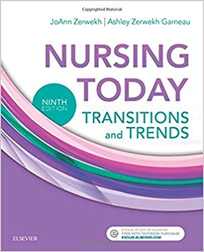 Test Bank for Nursing Today Transition and Trends 9th Edition by JoAnn Zerwekh
