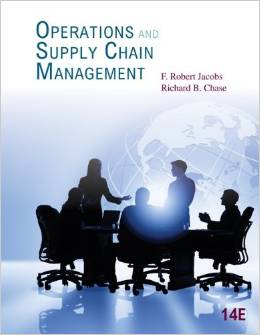 Test Bank for Operations and Supply Chain Management 14th Edition by F. Robert Jacobs
