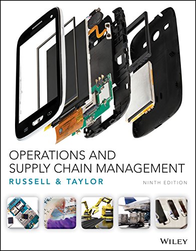 Test Bank for Operations and Supply Chain Management 9th Edition by Roberta S. Russell