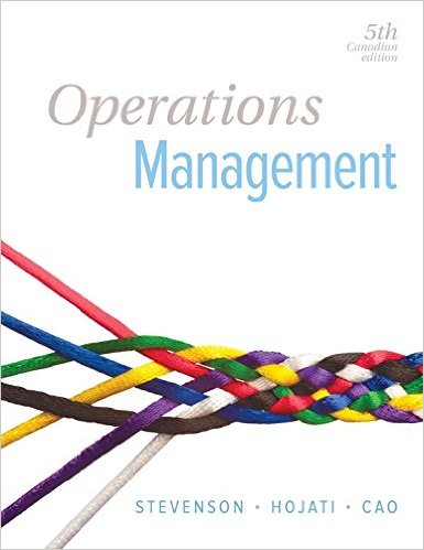 Test Bank for Operations Management 5th Canadian Edition by William J. Stevenson