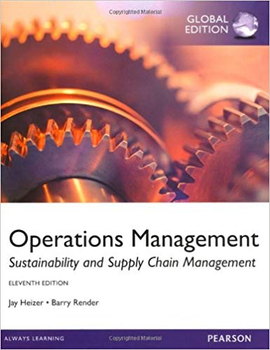 Test Bank for Operations Management Global Edition 11th editon by Jay Heizer